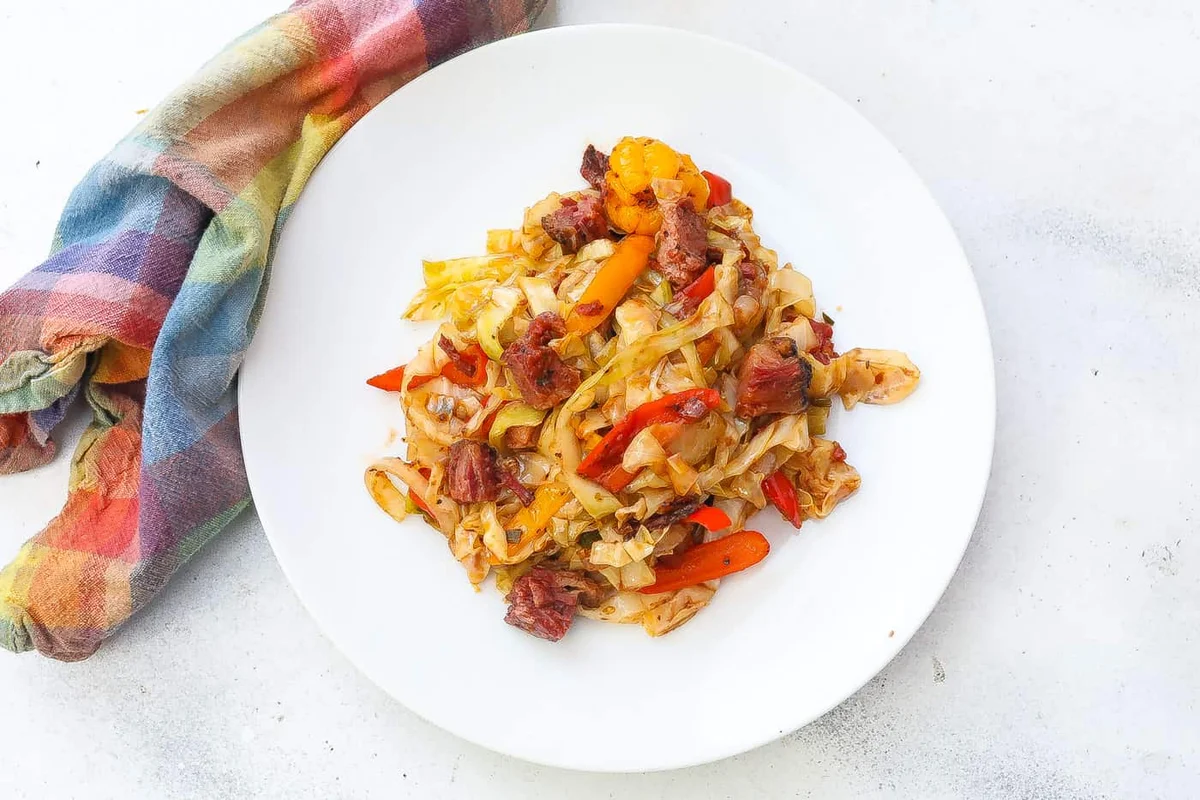 Jamaican Corned Beef and Cabbage