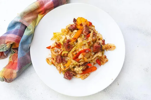 Jamaican Corned Beef and Cabbage