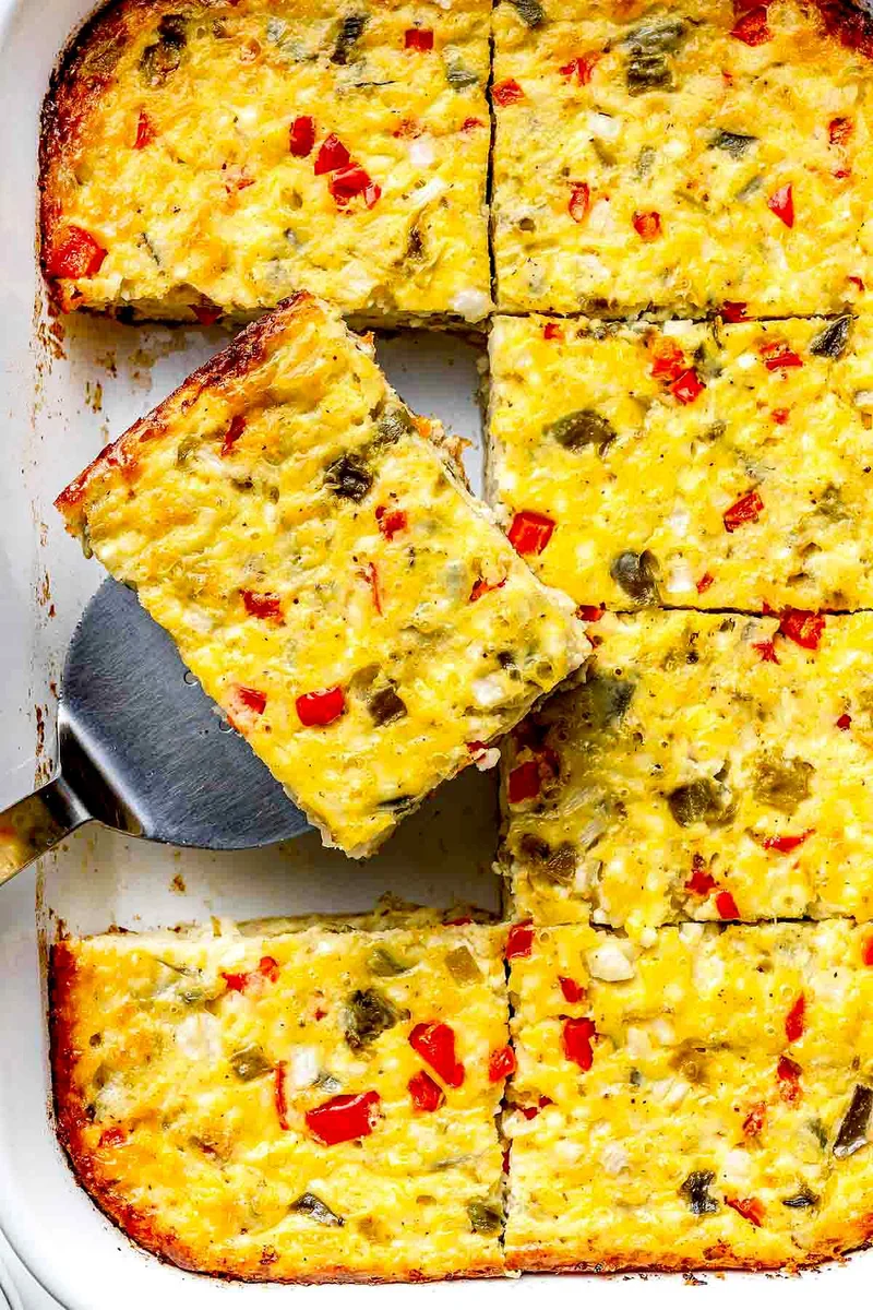 Green Chile Egg Casserole Recipe