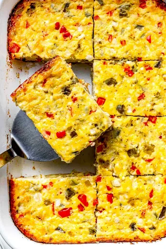 Green Chile Egg Casserole Recipe
