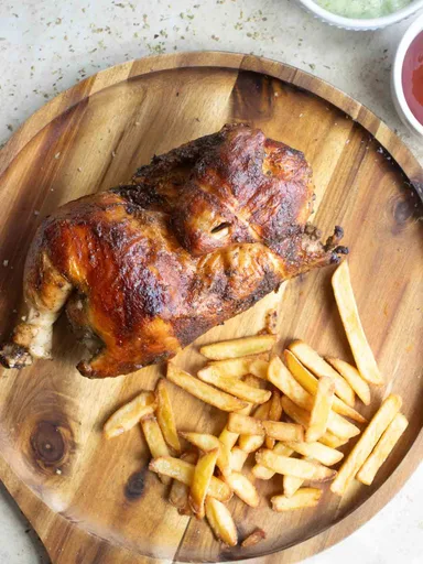 Pollo a la brasa peruano