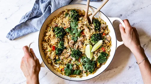 Receta de pollo Lo Mein
