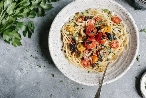 Eggplant Pomodoro Pasta
