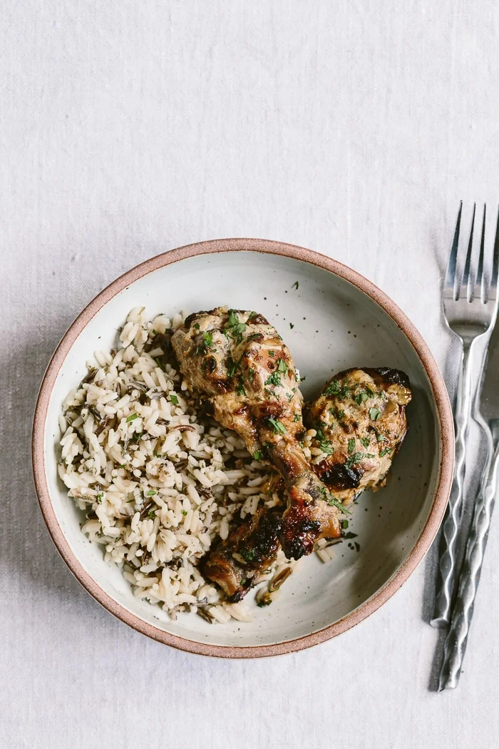Slow Cooker Honey Mustard Drumsticks