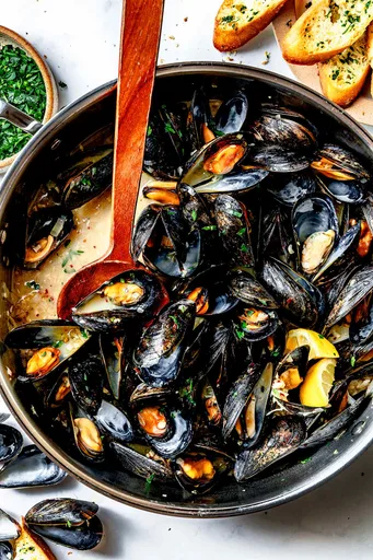 Receta de mejillones al vapor