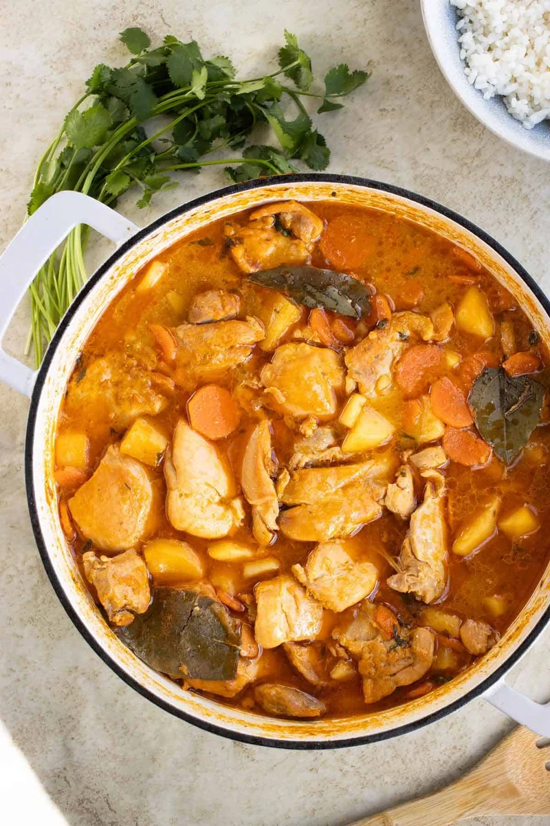 Puerto Rican Fricase de Pollo