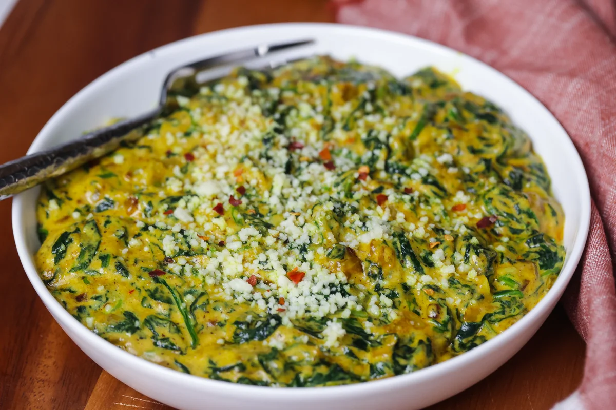 Steakhouse Creamed Spinach