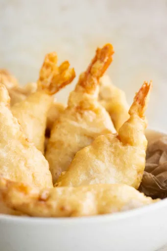 Gambas fritas al estilo chino