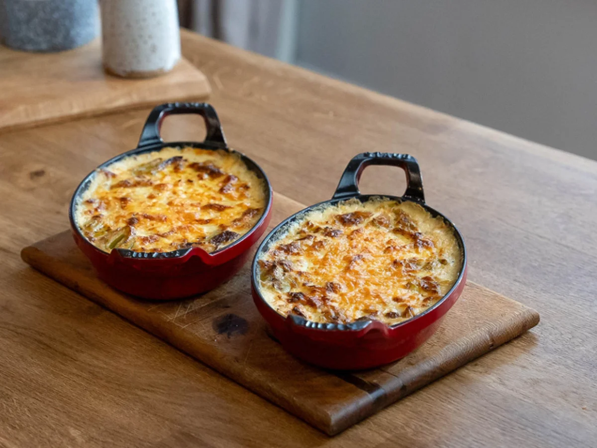 Tom Kerridge's Cheesy Leeks