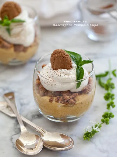 Mascarpone Pumpkin Mousse Cups