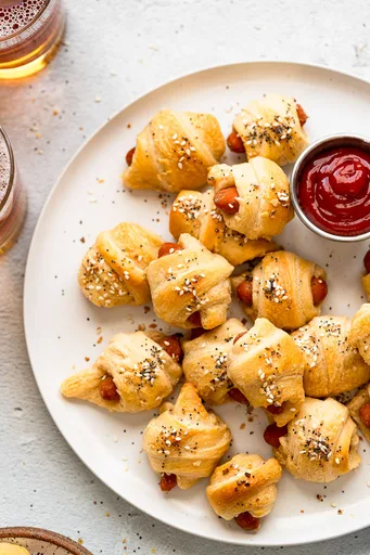 Vegan Pigs in a Blanket with Baby Carrots (Overnight Marinade)