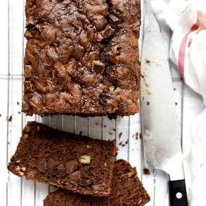 Double Chocolate Zucchini Bread