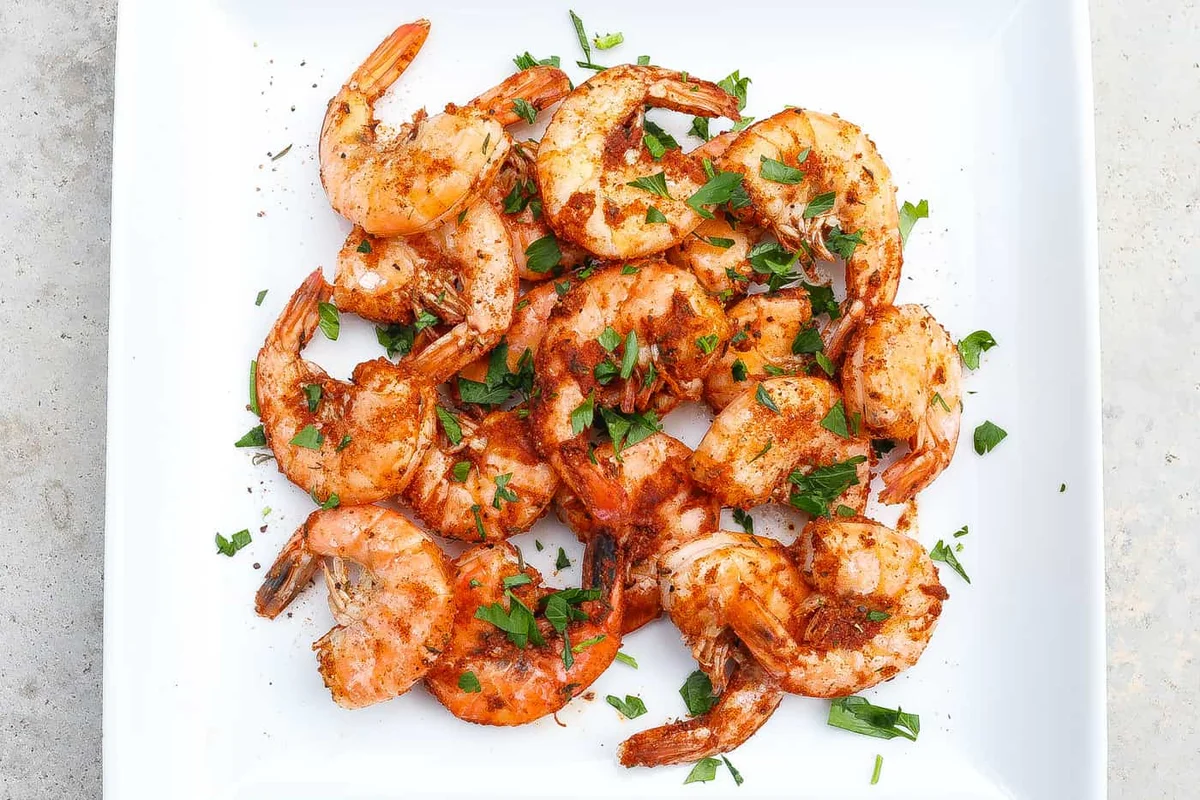 Beer Steamed Shrimp w/ Jollof Seasoning