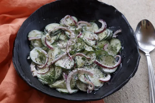 Creamy Cucumber and Dill Salad