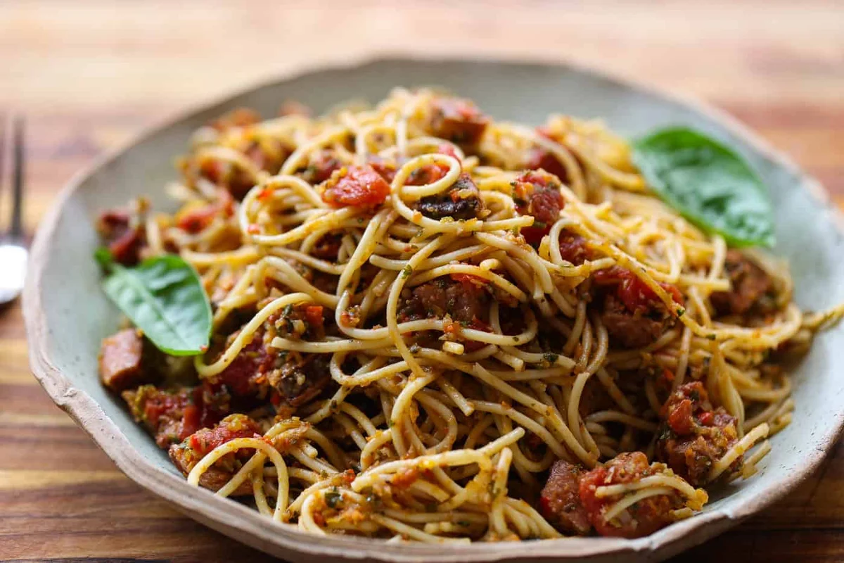 Classic Haitian Spaghetti with Epis Seasoning