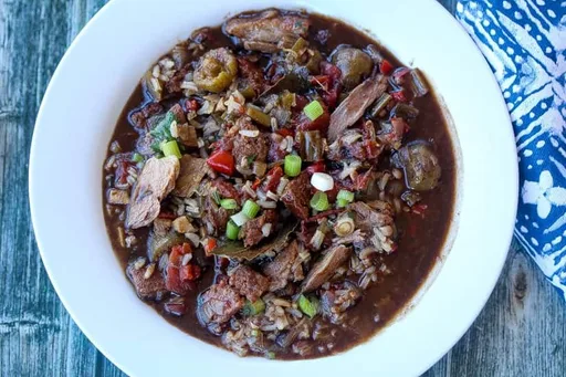 Smoked Duck and Andouille Gumbo
