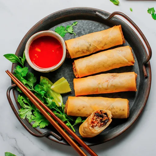 Rollitos de primavera veganos fáciles