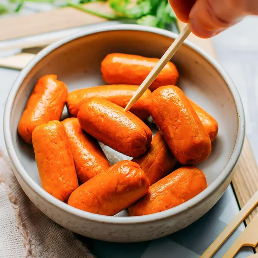 Salchichas Veganas tipo Frankfurt