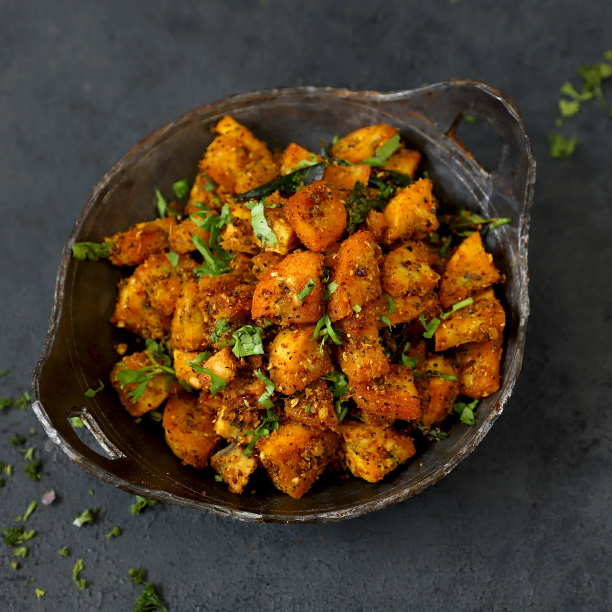 Kacche Kele Ki Sabji Recipe