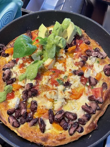 Tortilla Francesa de Alubias Rojas Estilo Mexicano
