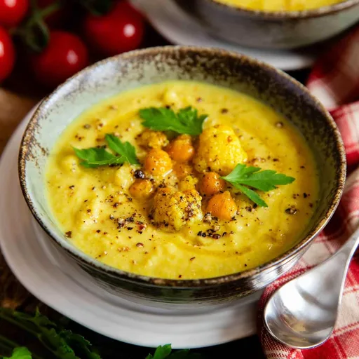 Cauliflower & Chickpea Soup
