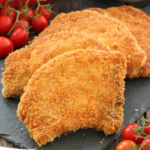 Chuletas de cerdo empanadas