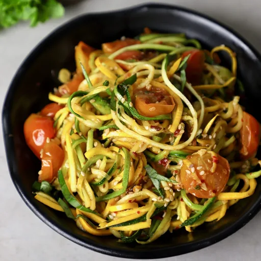 Stir Fry Zucchini Noodles Recipe