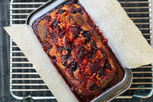 Beetroot and Blueberry Loaf
