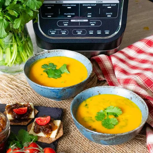 Carrot and Coriander Soup in a Soup Maker