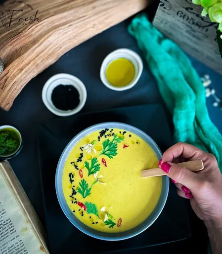 Curried Sweet Potato and Coconut Soup
