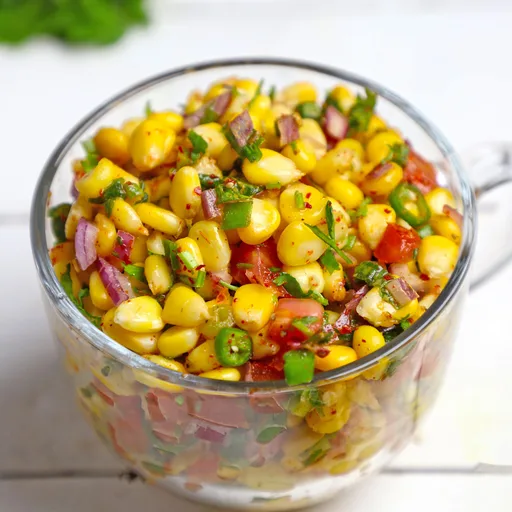 Receta de chaat de maíz