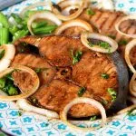Filete de pescado (caballa) al estilo filipino