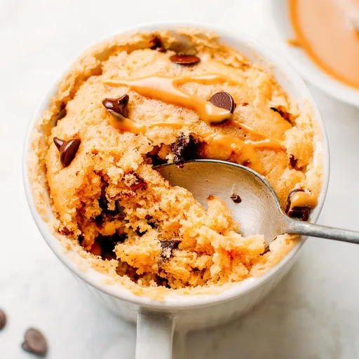 Peanut Butter Chocolate Chip Mug Cake