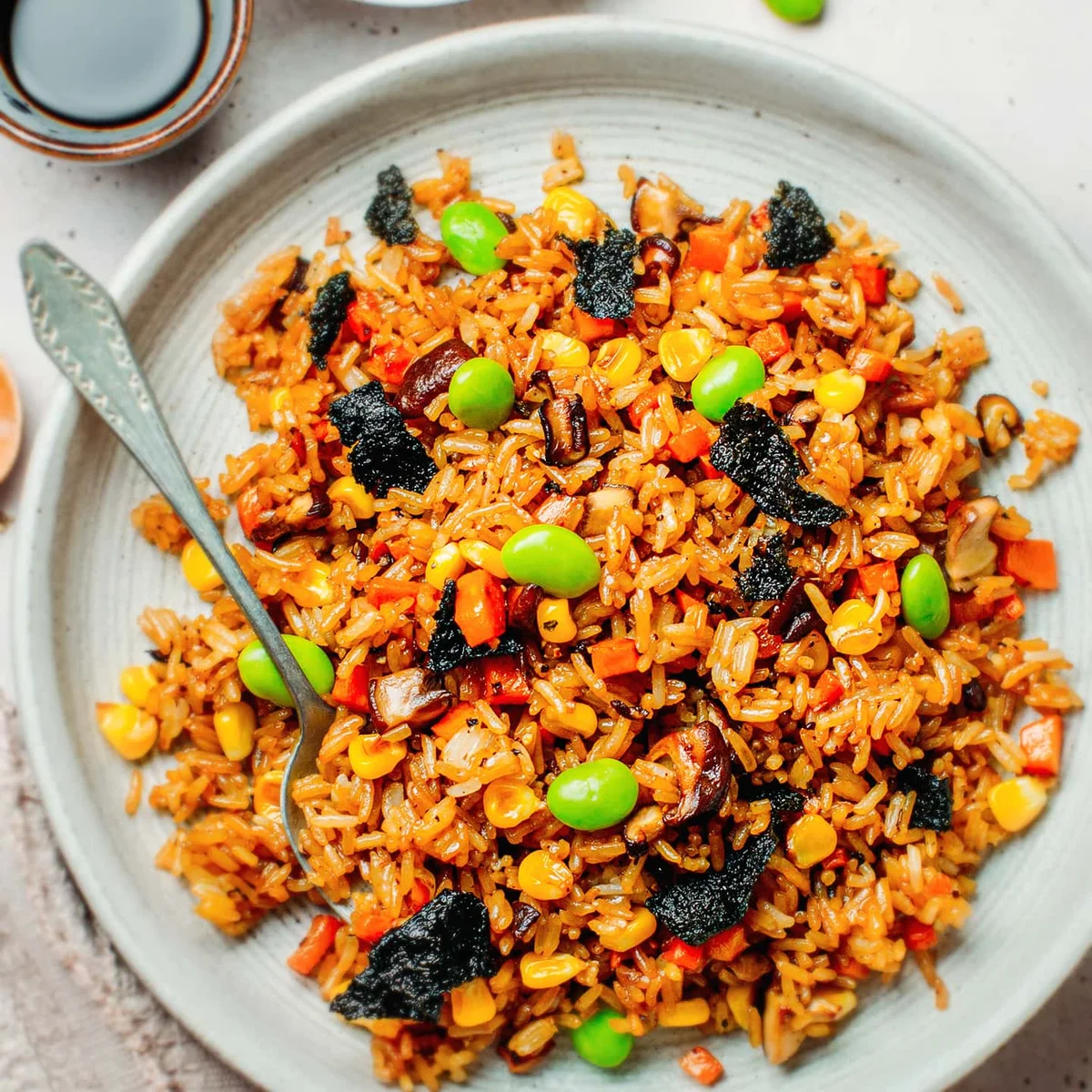 Seaweed & Edamame Fried Rice