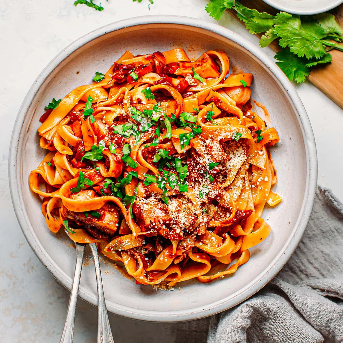 Vegan Ragu Pasta
