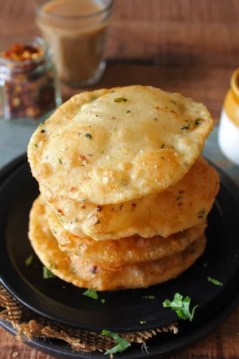 Masala Cheese Puri Recipe