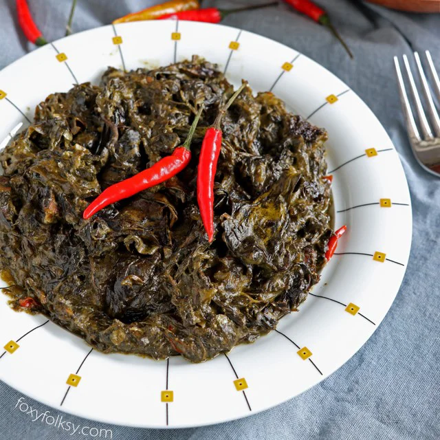 Authentic Laing Recipe (Taro leaves in Coconut Milk)