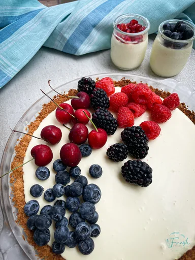 Tarta de queso de nevera