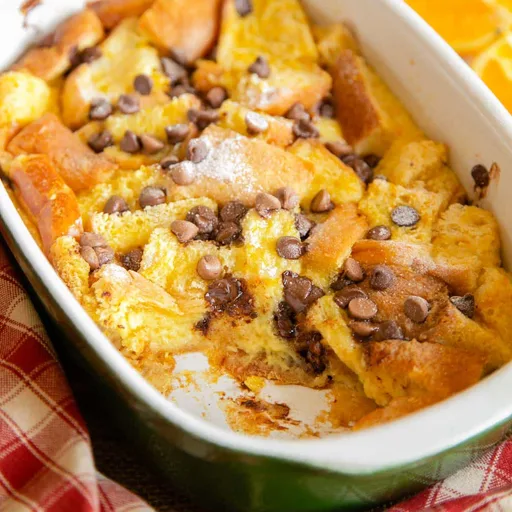 Chocolate Orange Bread and Butter Pudding