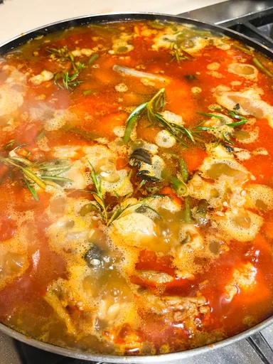 Paella de pollo rápida