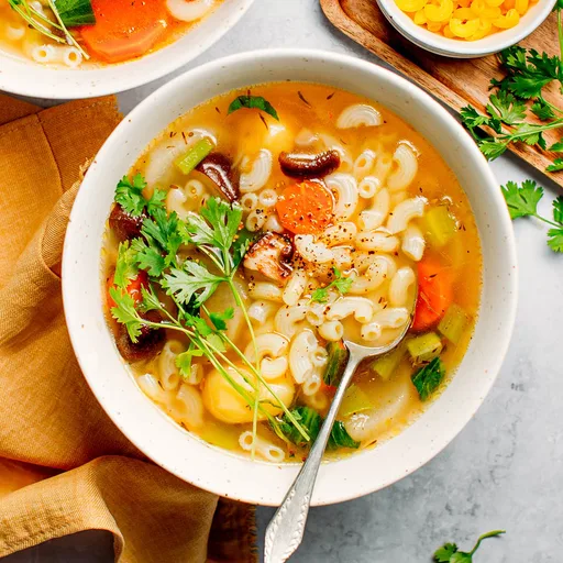 Easy Vegetable Macaroni Soup