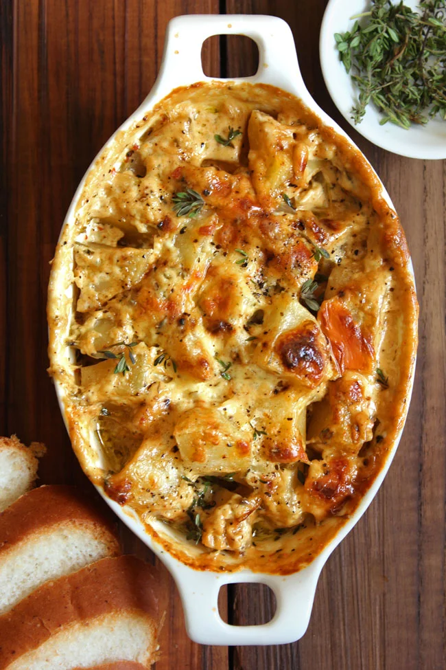 Cheesy Potato Bake Recipe