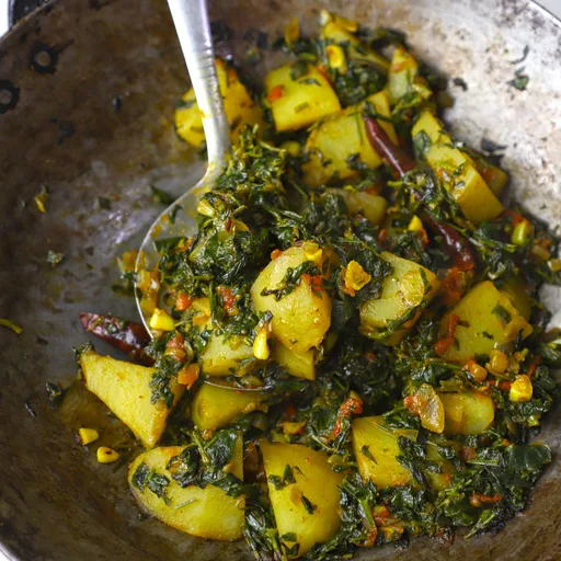 Dhaba Style Methi Aloo Recipe