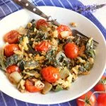 Sauteed Pickled Mustard Greens with Tomatoes and Egg
