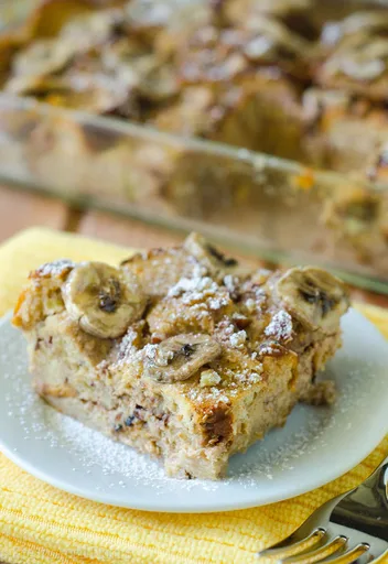 Easy Banana Bread Pudding Recipe