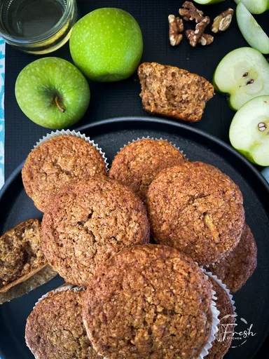 Apple and Walnut MuFFins