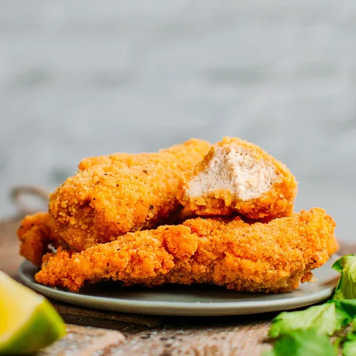 Nuggets de pollo veganos (¡muy crujientes!)