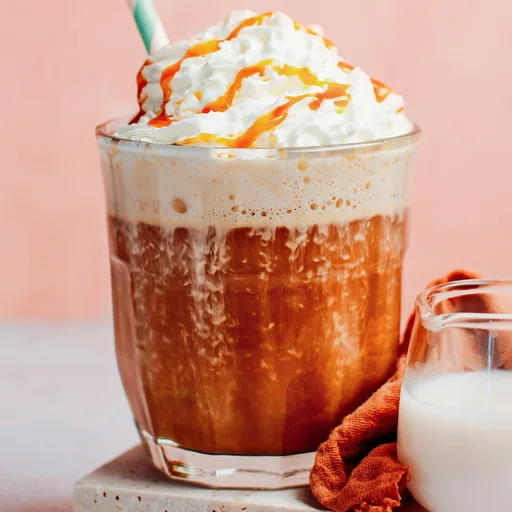 Homemade Caramel Latte (Dairy-Free!)