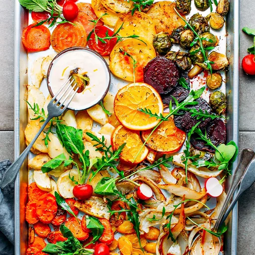 Sheet Pan Roasted Winter Vegetables
