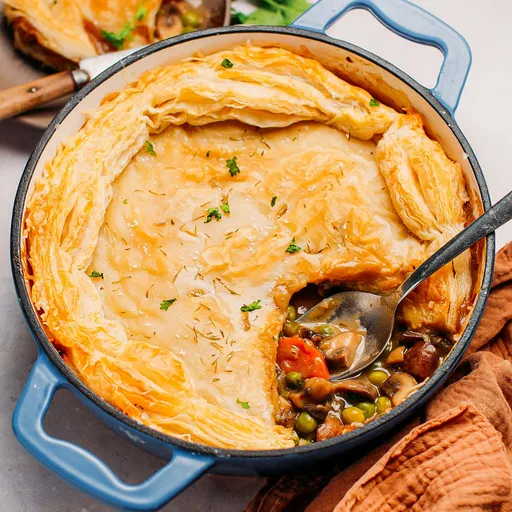 Vegan Mushroom Pot Pie